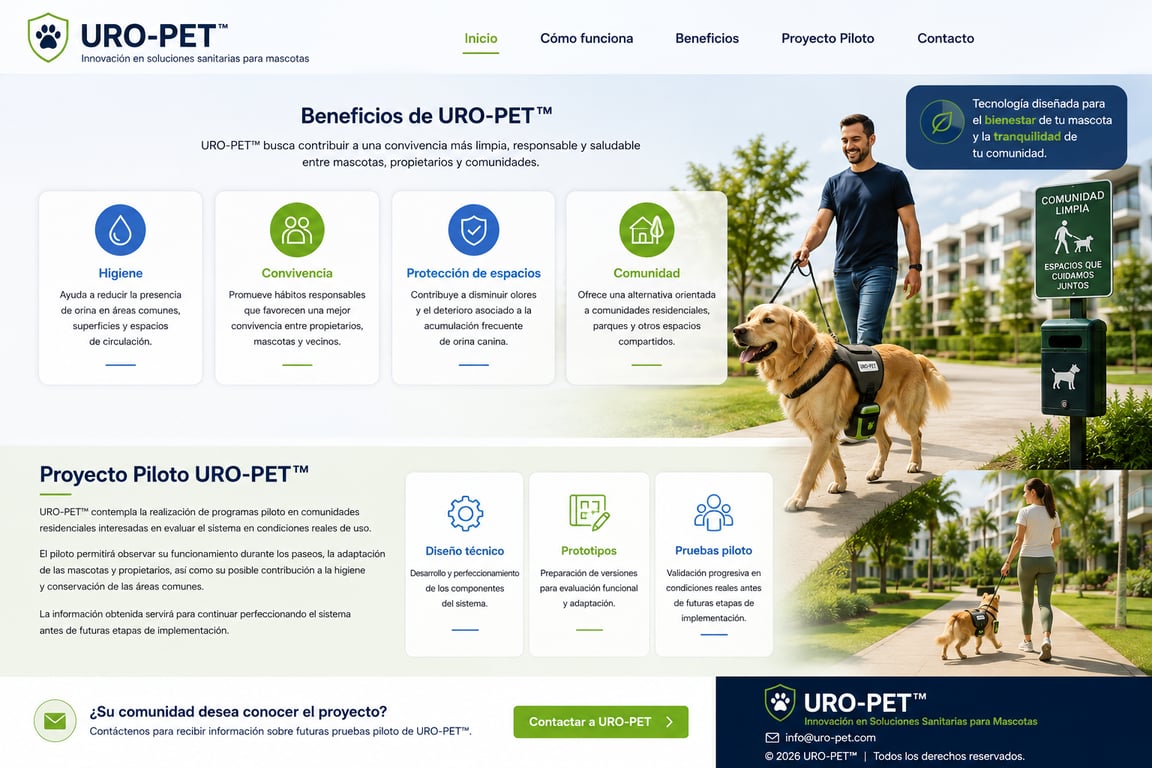 URO-PET - Beneficios para mascotas, propietarios y comunidades