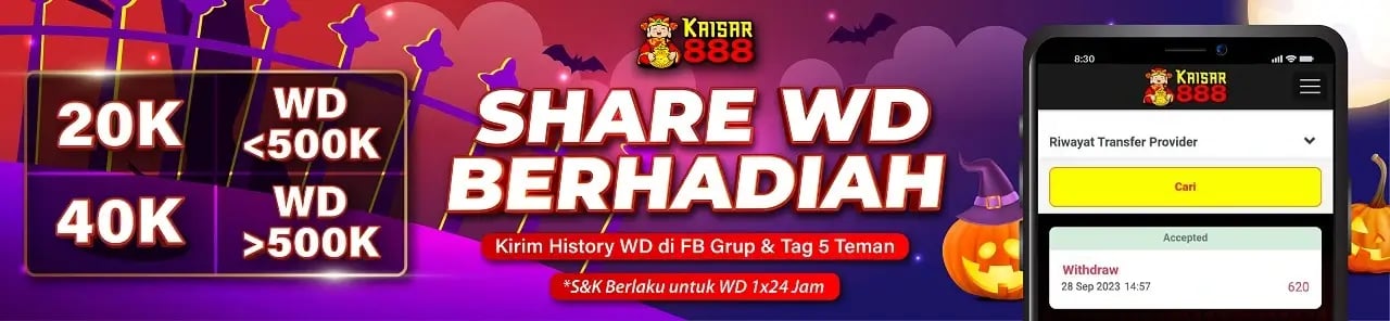 event withdraw kaisar888