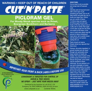 CutNPaste Picloram Label Jun 2026 a product label for picloram gel