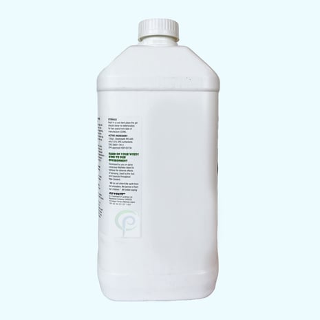 5L Jerry Can (no pump) of Original Weed Gel 5L weed gel sideview