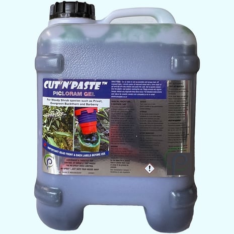 10L Jerry Can (no pump) of Picloram Herbicide Weed gel 10L