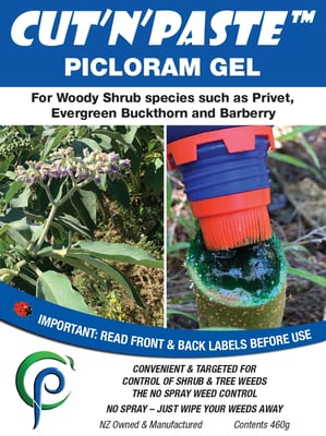 weed killer label for picloram gel