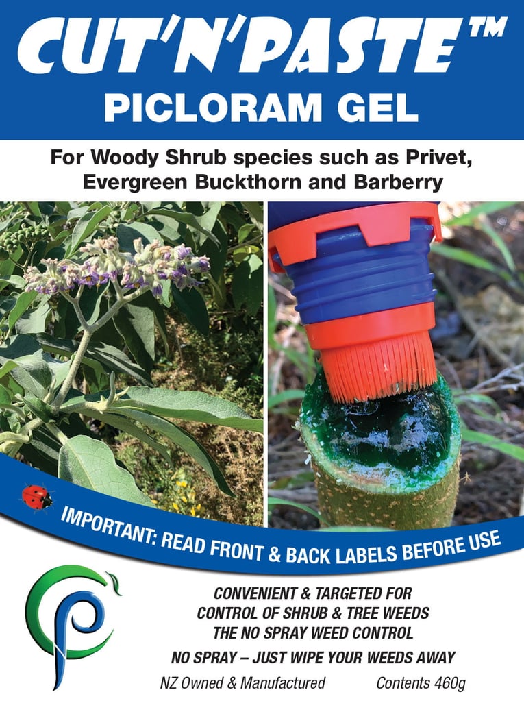 weed killer label for picloram gel