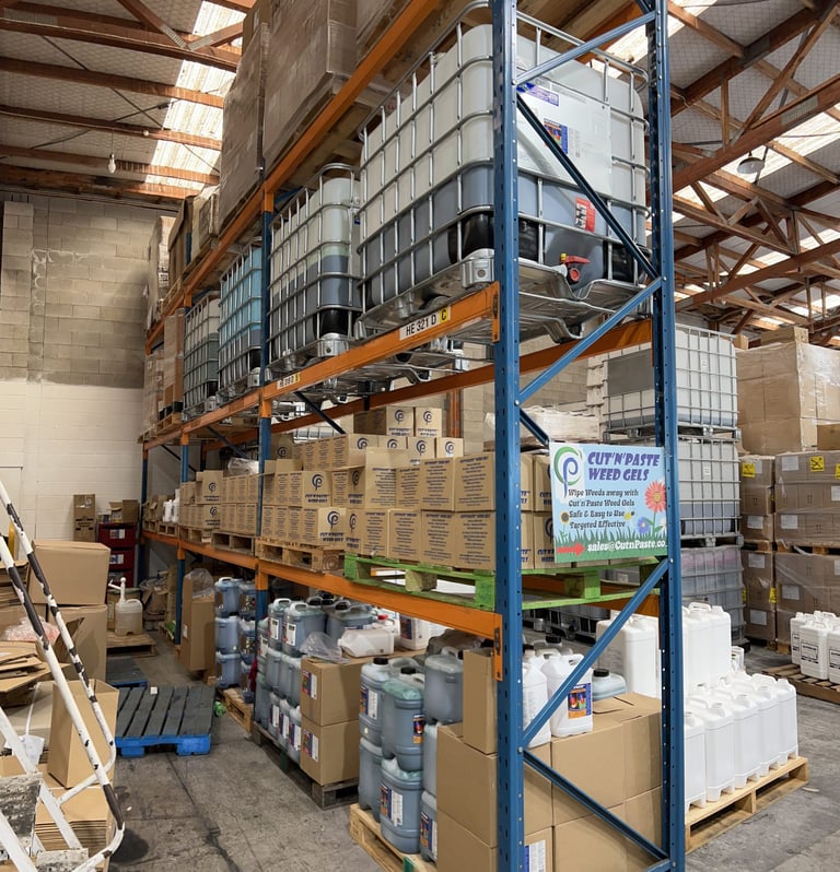 DGL storage of Cut'n'Paste Weed Gels