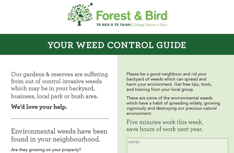 forest and bird guide