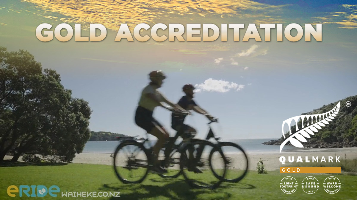 Gold Qualmark eRide Waiheke