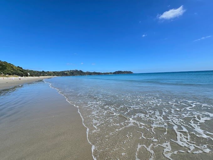 Swimming at Onetangi Beach Waiheke
