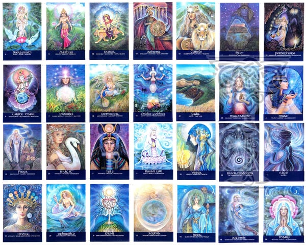 Goddesses-of-the-NEW-LIGHT Goddesses-of-the-NEW-LIGHT by Pamela Matthews: Visionary Art