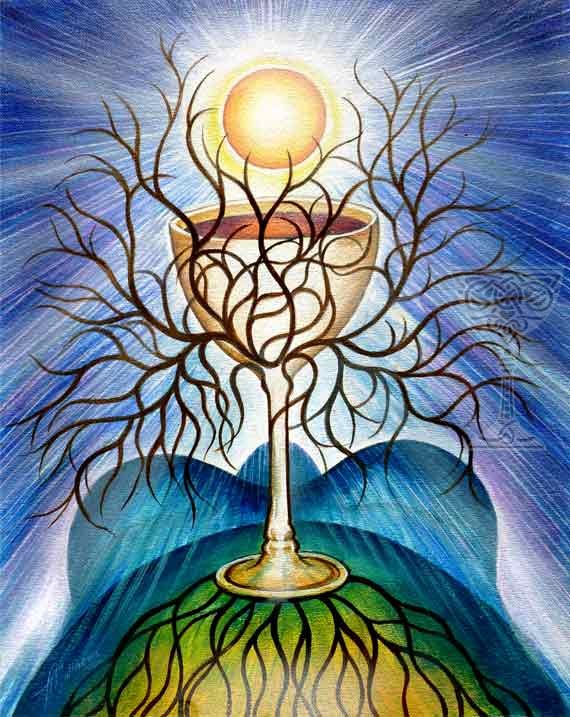 Holy Grail by Pamela Matthews: Visionary Art