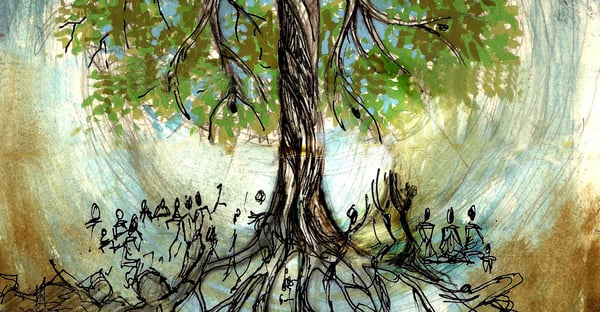 Tree-of-Life Tree of Life by Pamela Matthews: Visionary Art