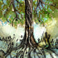 Tree of Life by Pamela Matthews: Visionary Art