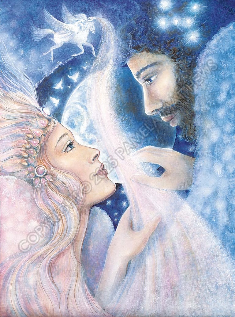 Seven of Swords in the Tarot – Orion draws the curtain on night, Angelica opens the dawn, gathering impurities and cleansing negativity both for us and the planet.