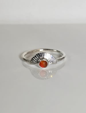 Carnelian Sunrise Ring