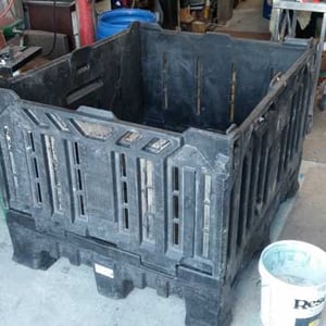 PALLET BIN RHINO COLLAPSIBLE 735 LITRE. **NO STOCK**