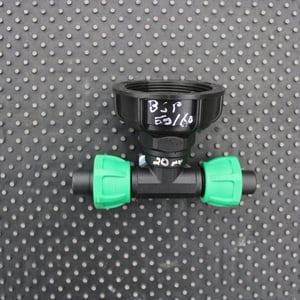 BSP50 IBC ADAPTOR CAP WITH 20mm T HOSE CONNECTOR