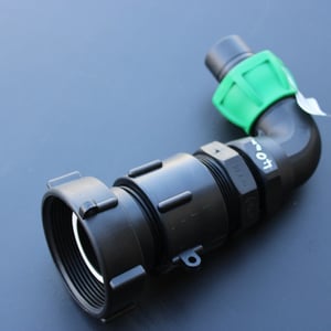 BSP80 IBC ADAPTER & 40mm BEND HOSE CONNECTOR