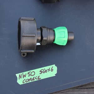 NW50 IBC CAP WITH 20mm HOSE CONNECTOR