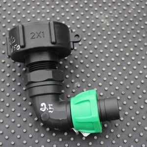 NW50 IBC CAP + 25mm 90o HOSE CONNECTOR