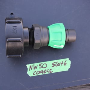 NW50 IBC CAP + 25mm HOSE CONNECTOR
