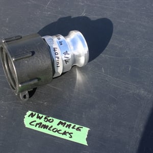 NW50 IBC CAP + 40mm MALE CAM LOCK