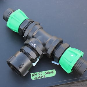 NW50 IBC CAP + 50mm T Junction HOSE CONNECTOR