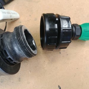 BSP63 IBC ADAPTOR CAP with 15mm HOSE CONNECTOR