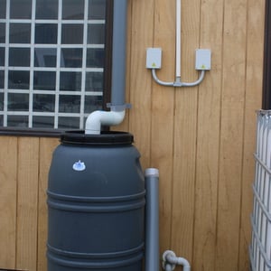 First Flush Diverter Kit 220 Litre for *65mm. 80mm & 90mm Downpipe