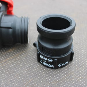 NW50 (S60X6) TO 50mm 2" MALE CAMLOCK IBC ADAPTOR