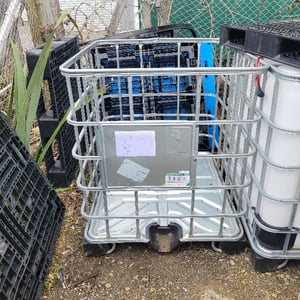 FIREWOOD CAGE. ONE CUBE .GREAT FOR FIREWOOD STORAGE ETC. NOSTOCK