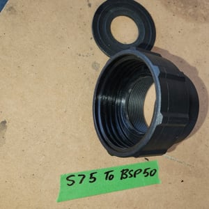 S75 X 6 FEMALE (3") BUTTRESS THREAD TO BSP 50mm (2") FEMALE IBC ADAPTOR