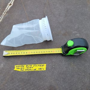 RAIN FILTER SOCK FOR 80mm DOWNPIPE FOR DRUM BARREL & IBC TANKS