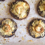 Baked mushrooms