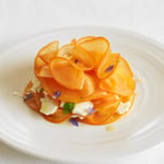 Persimmon & feta salad