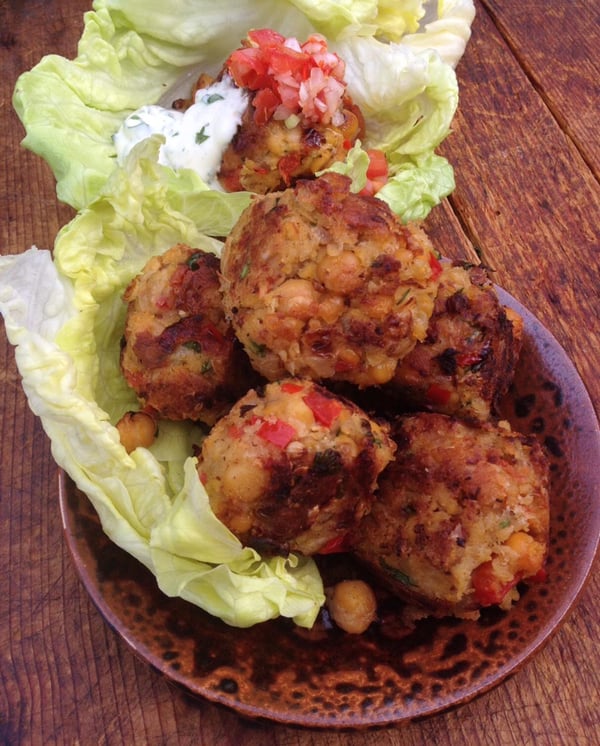 Chickpea bunnuce burgers|Spicy chickpea patties