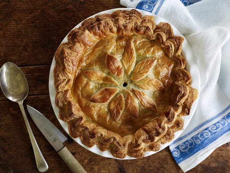 Hearty Beef & Mushroom Pie