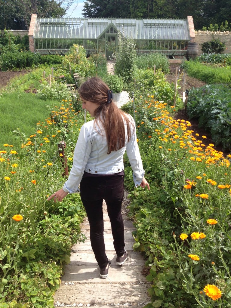 Ilaria in garden