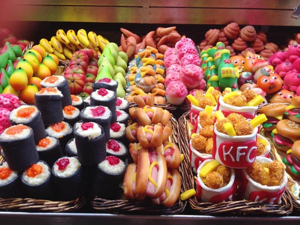 Some pretty impressive, and strange, looking marzipan …