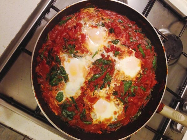 London flatting eggs