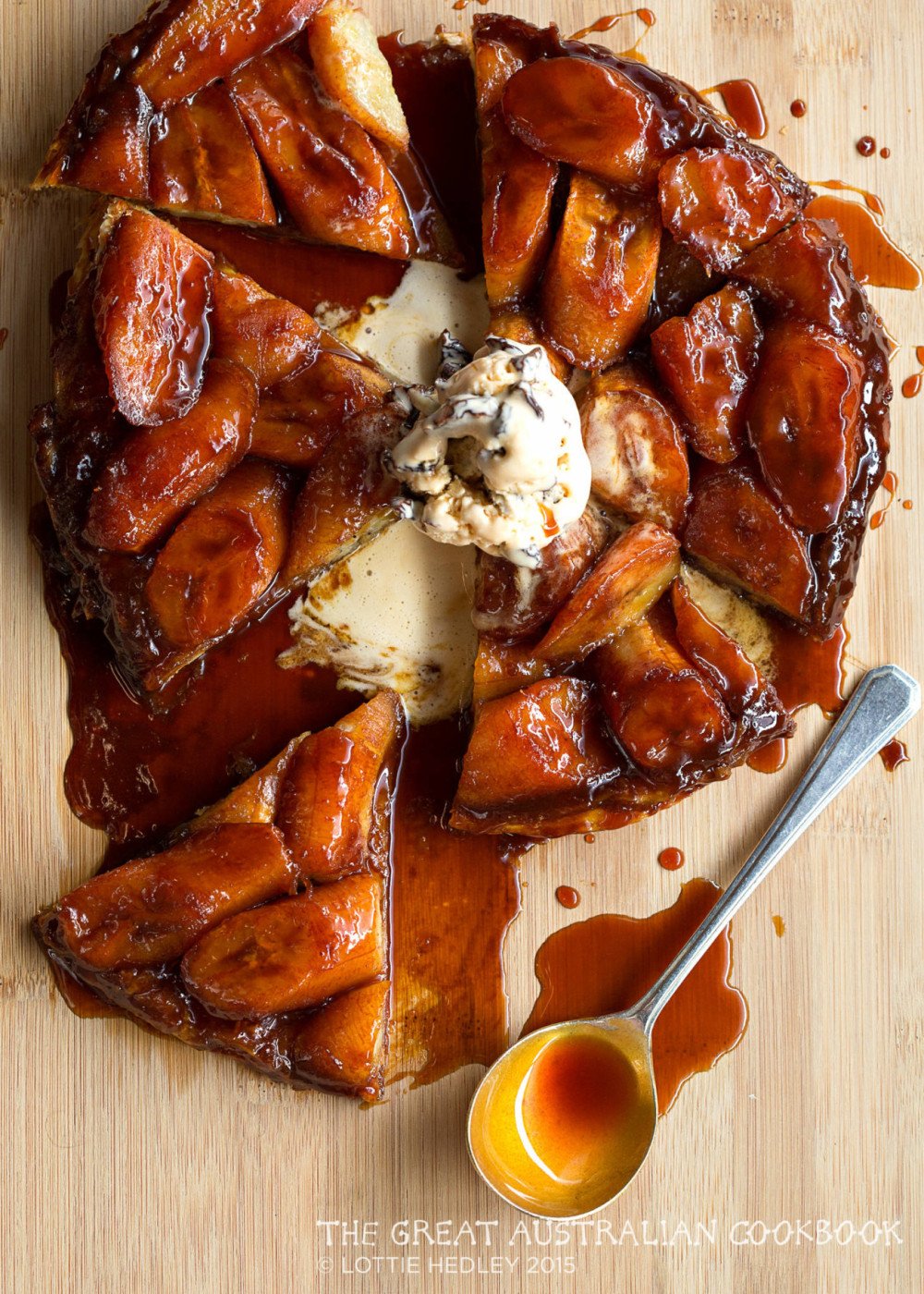 Banana tarte tatin