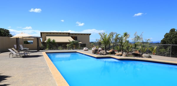 Rangihoua Villa pool