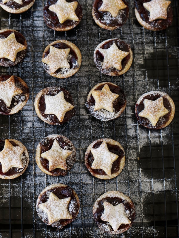 Chocolate cherry mince pies