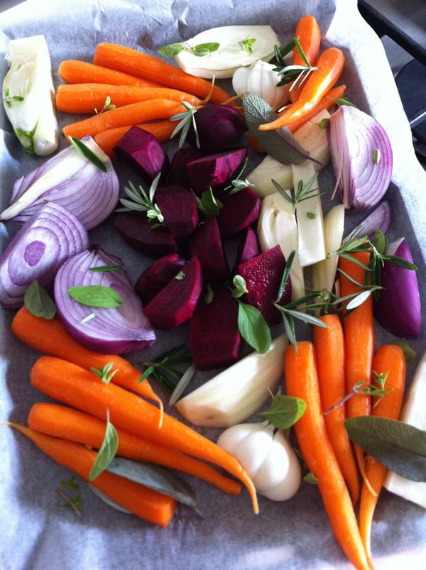 Baked vege
