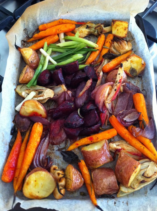 Baked vege