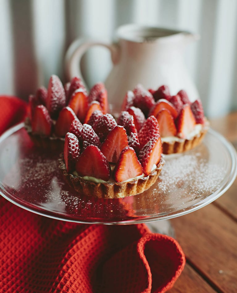 Strawberry tartlets