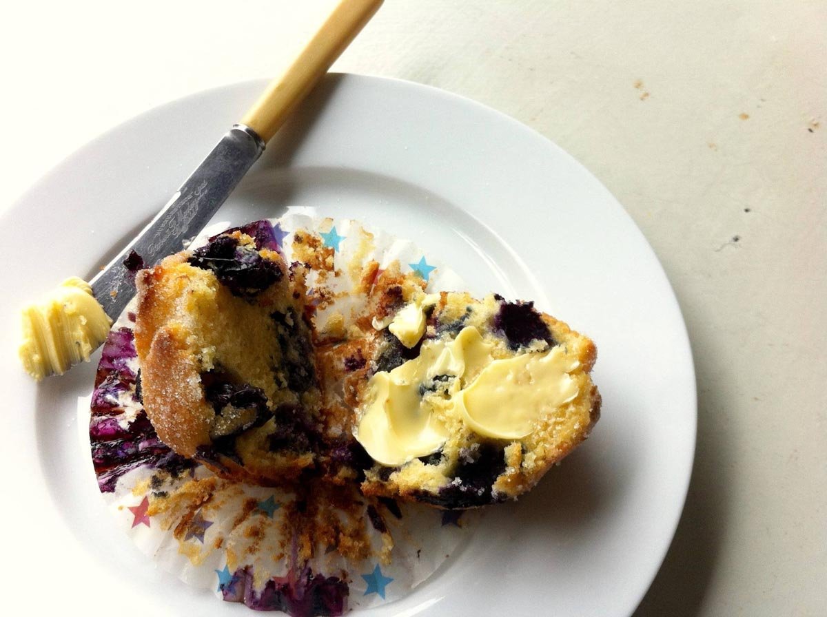 Blueberry muffins