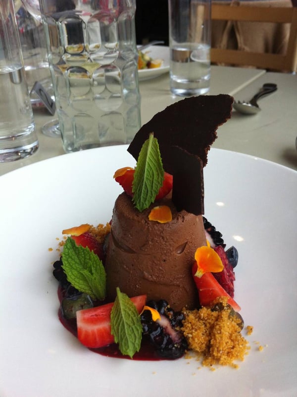 Te Whau chocolate parfait
