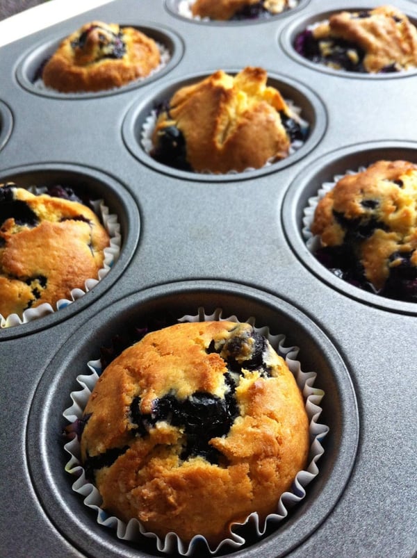 Blueberry muffins