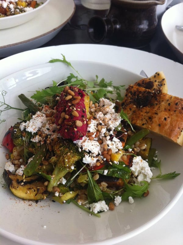 Grilled vegetable salad