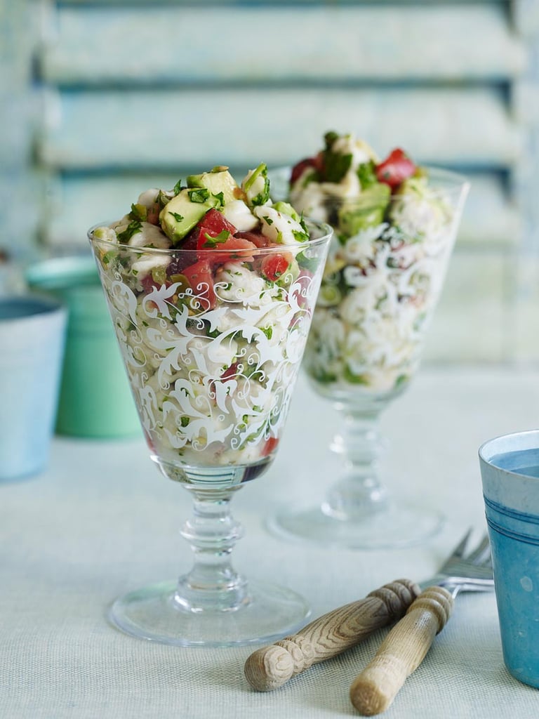 Ceviche with avocado