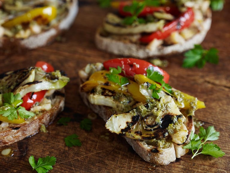 Summer bruschetta